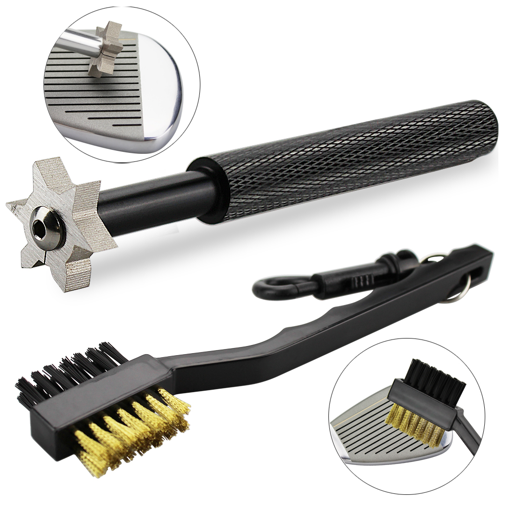 Golf Equipment Set - 2 шт./компл., щетка для гольф-клуба, точилка