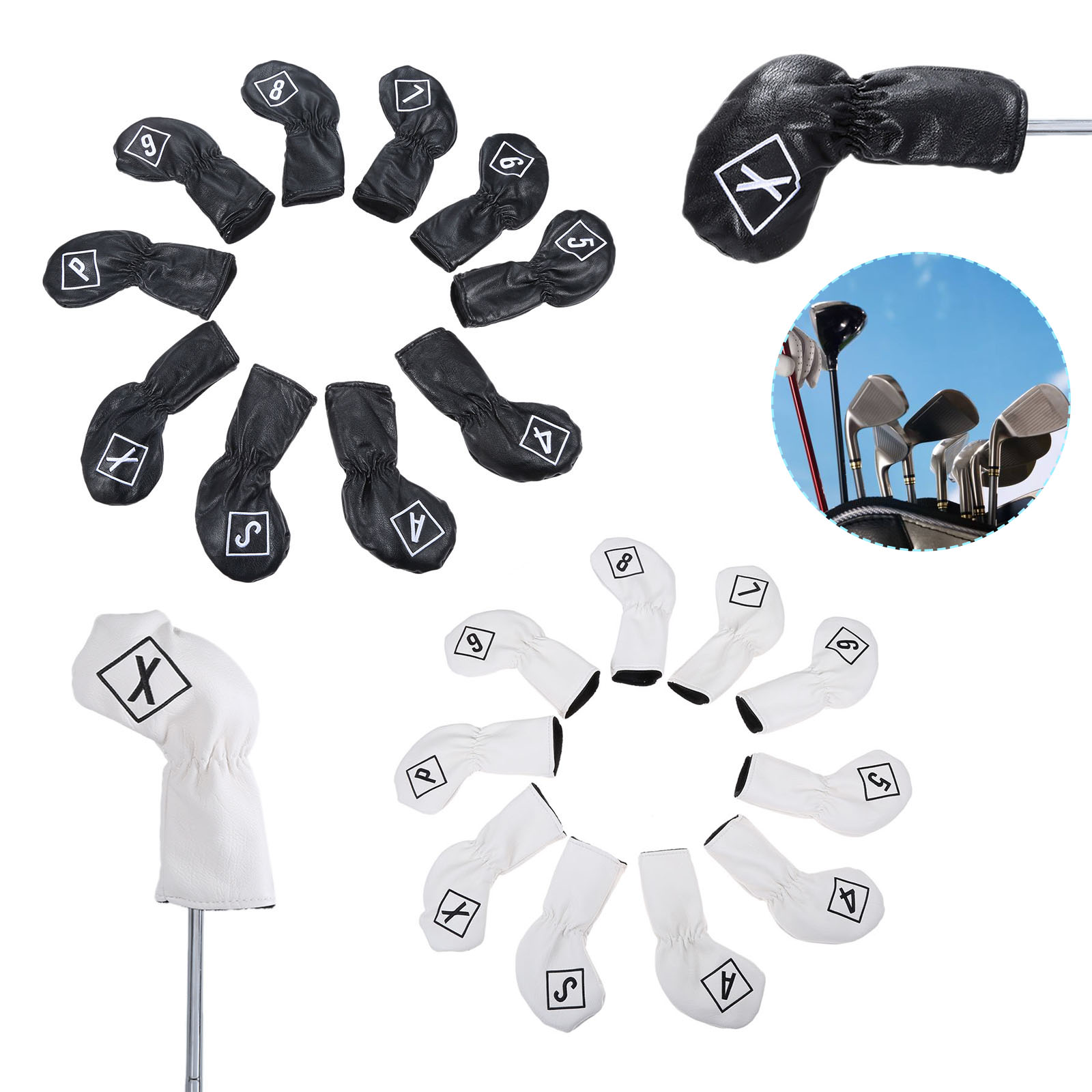 10 шт./компл. чехлы для гольфа – обзор и цена Golf Equipment Set